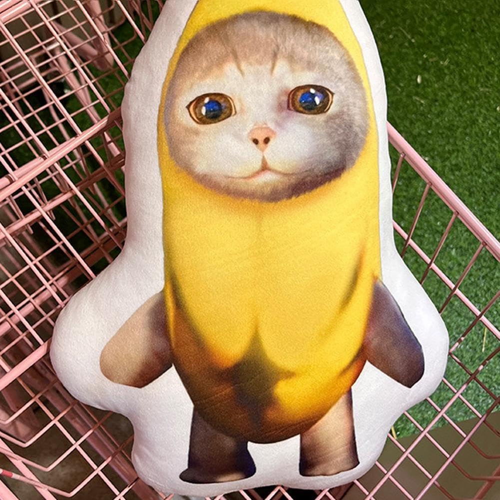 Amazon.co.jp: 2023 泣くバナナ猫ペンダントかわいいバナナ猫人形